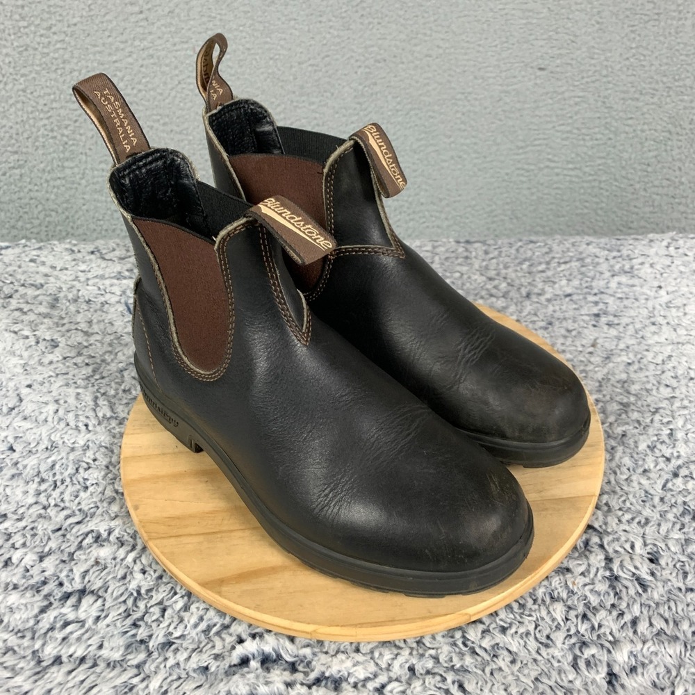 Blundstone Black & Brown Chelsea Work Boots